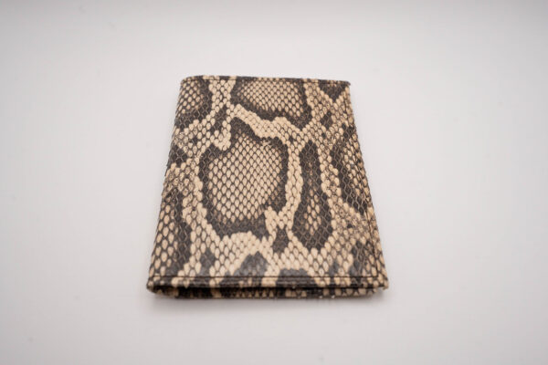 Python Skin Natural Leather Executive Card Case