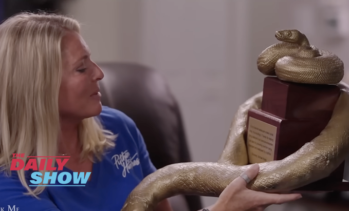 Python Huntress featured on The Daily Show